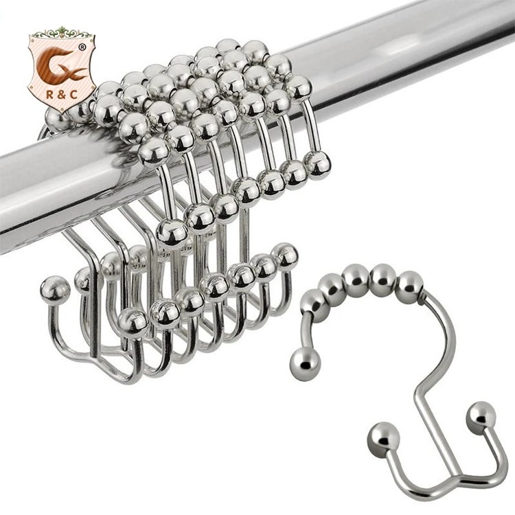 Stainless Steel Curtain Clip Bathroom Shower Curtain Rings From China Manufacturer