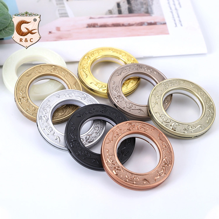 Plastic Automatic Curtains Ring Machine Shower Rust-Resistant Metal Curtain Hooks Rings