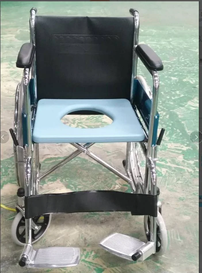 Medical Equipment Folding Manual Wheelchair for Disabled and Elderly Mobility Scooter