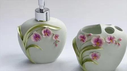 4개 조각 Polyresin 목욕탕 부속품 세트